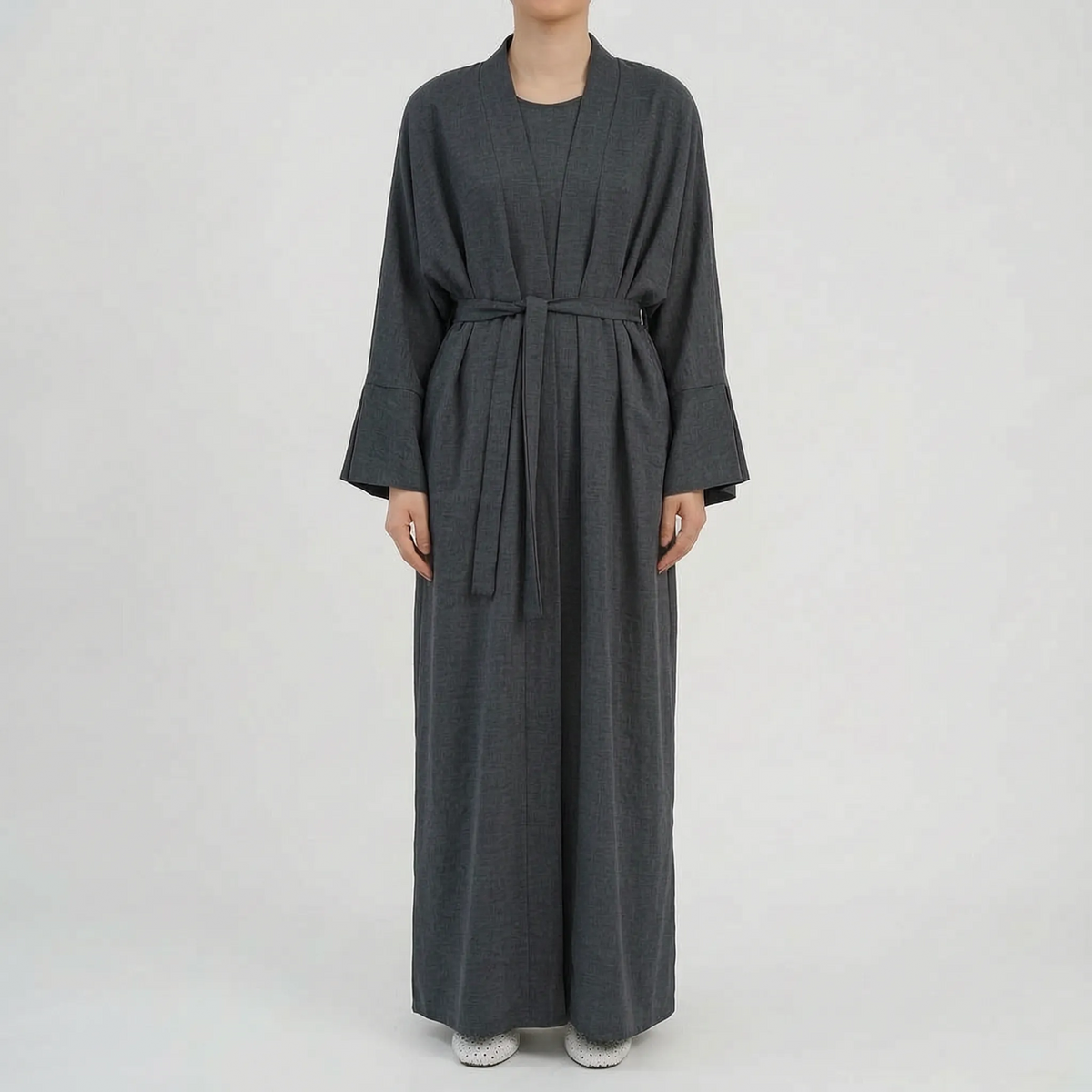 Vera-Judith | Women's Open-Front Cardigan & Dress Set