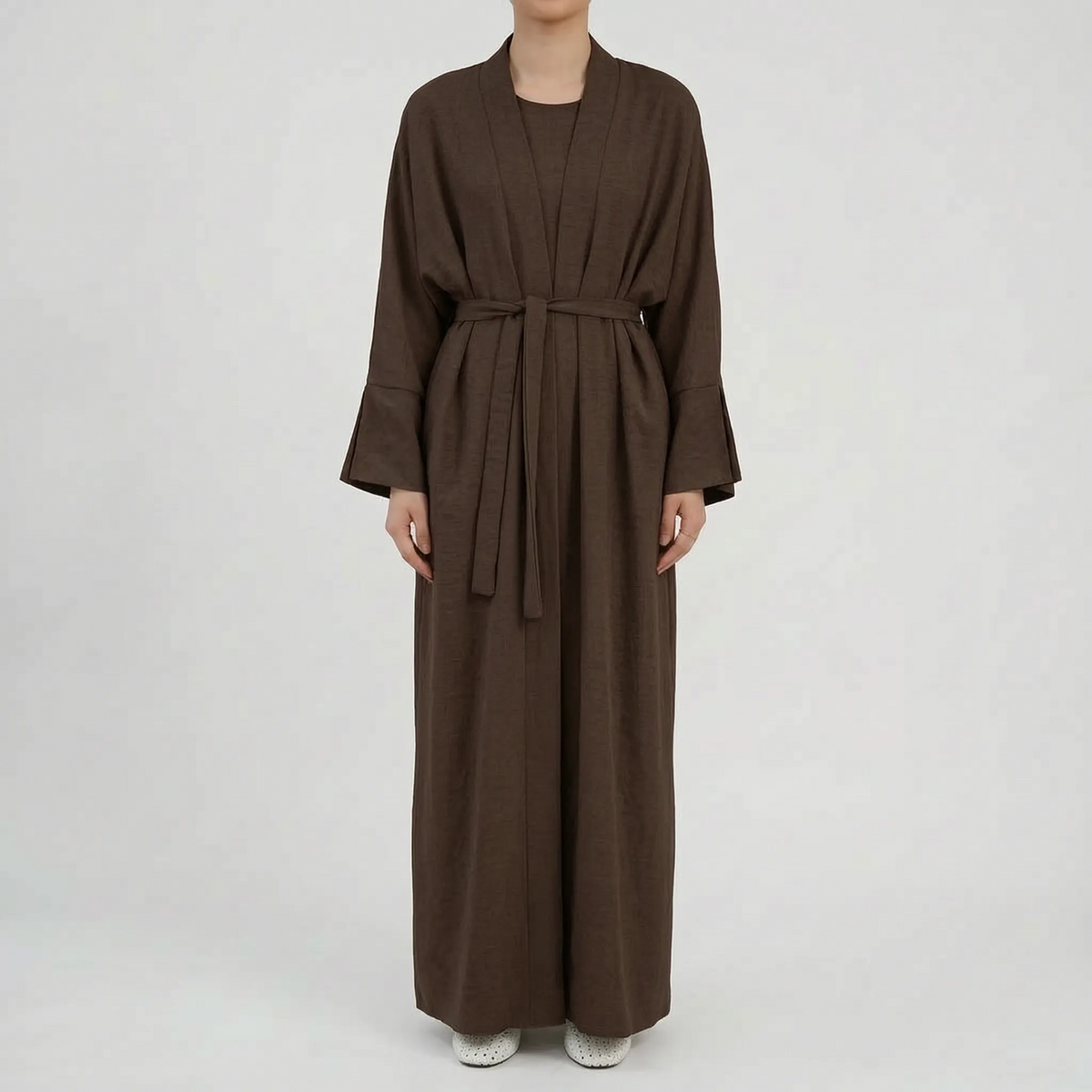 Vera-Judith | Women's Open-Front Cardigan & Dress Set