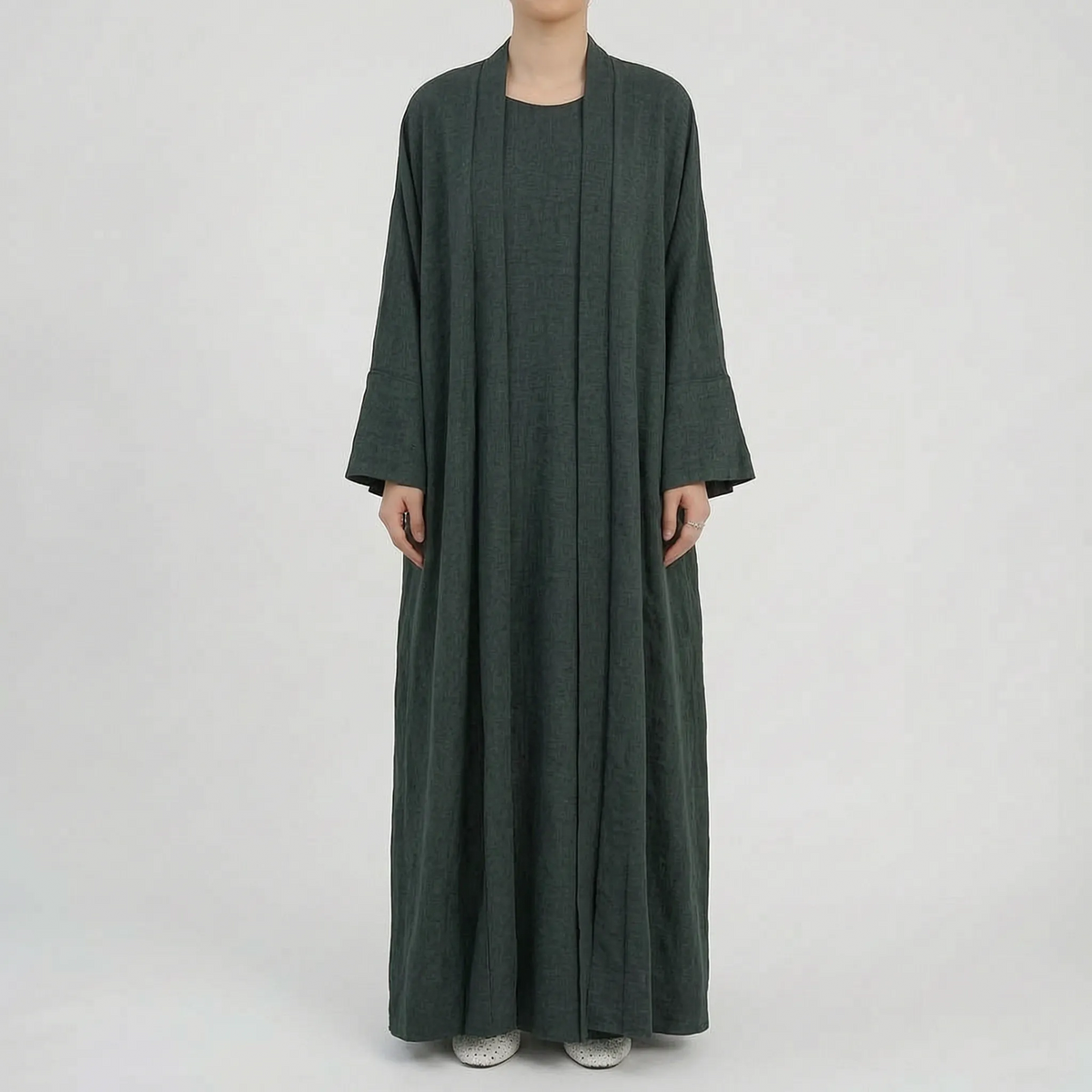 Vera-Judith | Women's Open-Front Cardigan & Dress Set