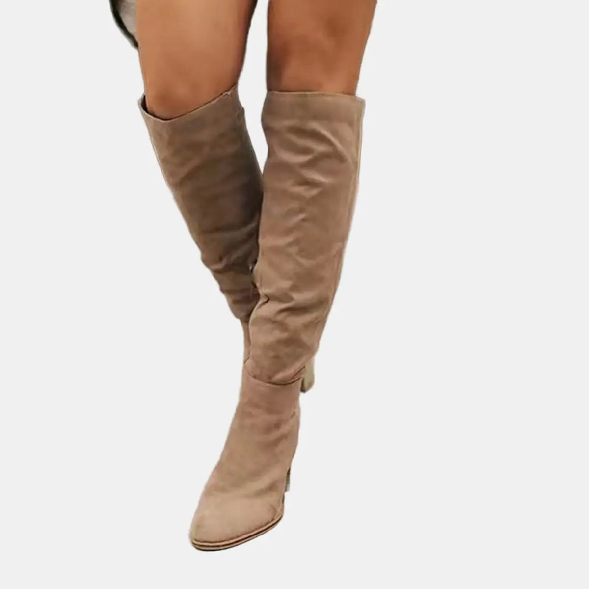 Sigrid | Women's Over-the-Knee Block Heel Suede Boots