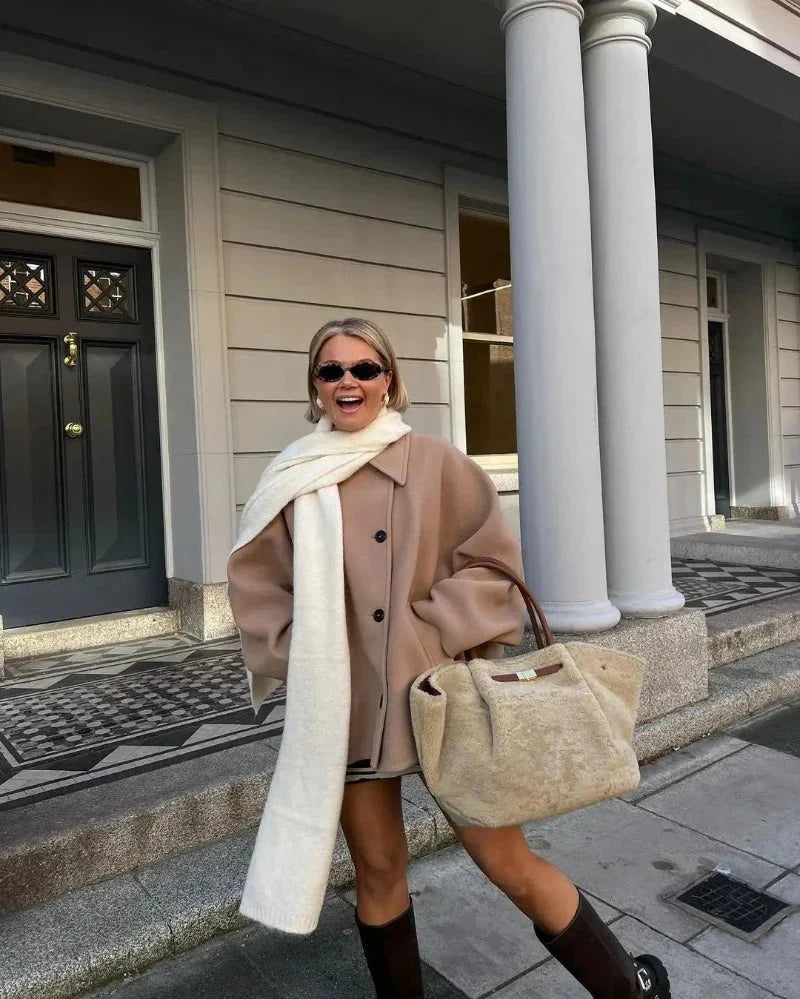 Judith-Constance | Women's Oversized Collar Trench Coat