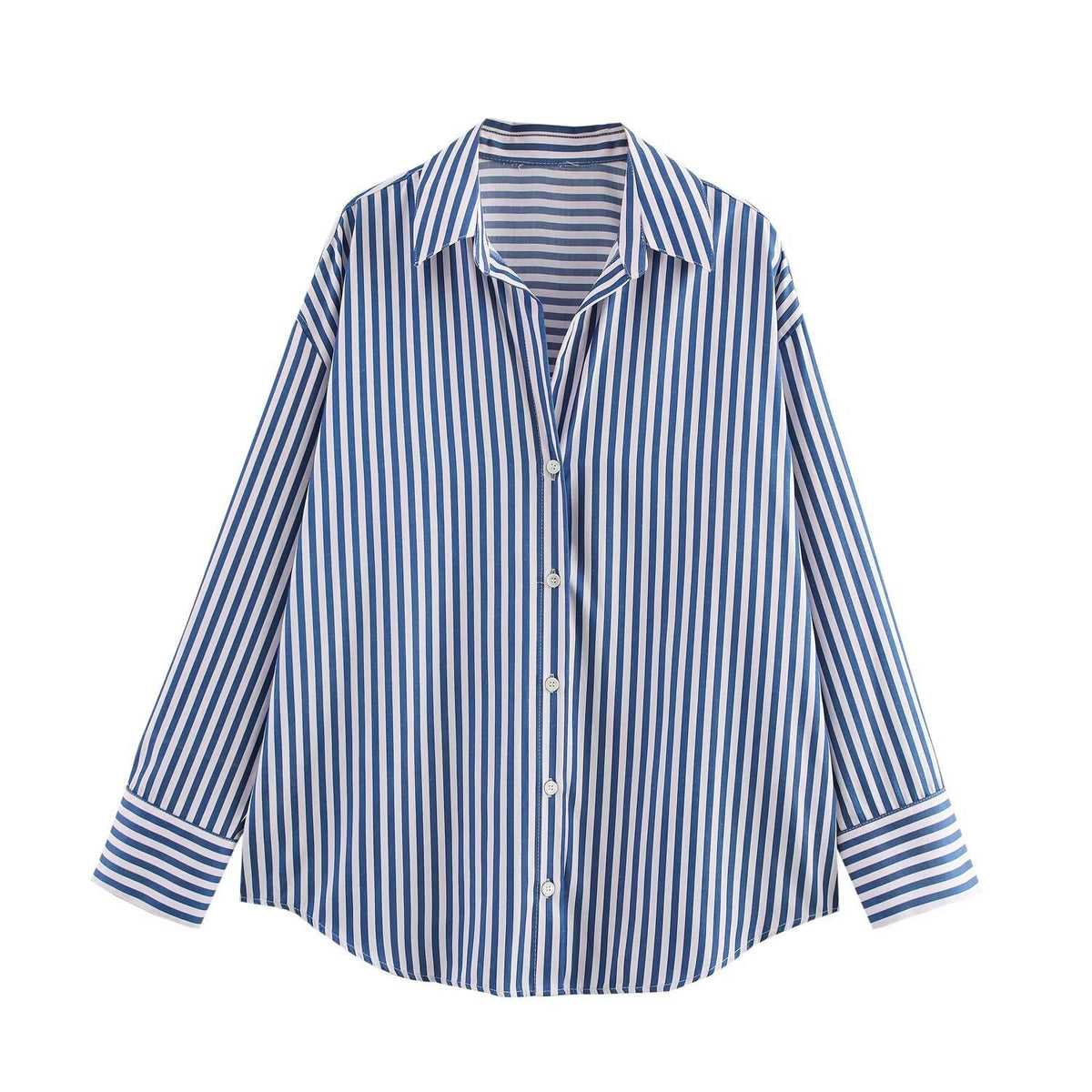 Edith-Josephine | Women's Oversized Dropped-Shoulder Shirt Blouse