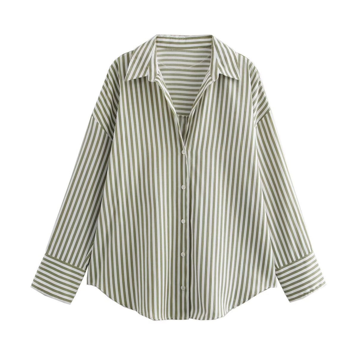 Edith-Josephine | Women's Oversized Dropped-Shoulder Shirt Blouse