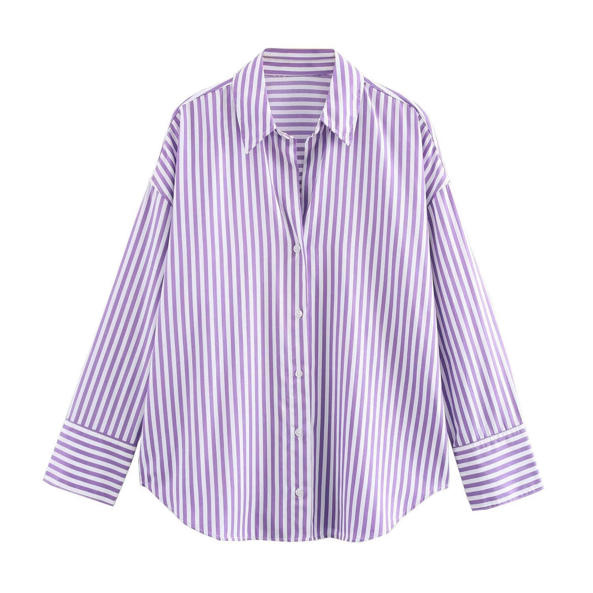 Edith-Josephine | Women's Oversized Dropped-Shoulder Shirt Blouse