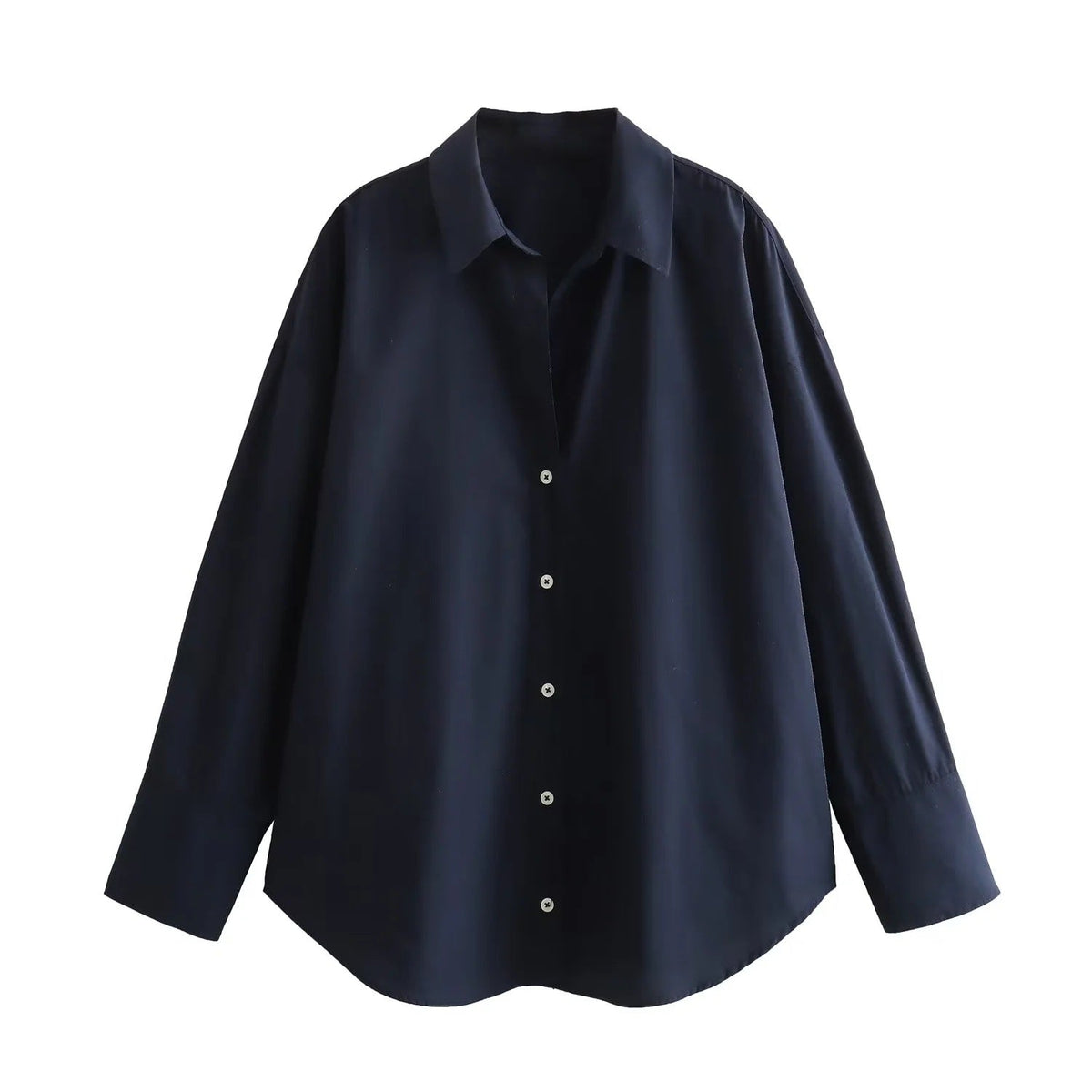Edith-Josephine | Women's Oversized Dropped-Shoulder Shirt Blouse