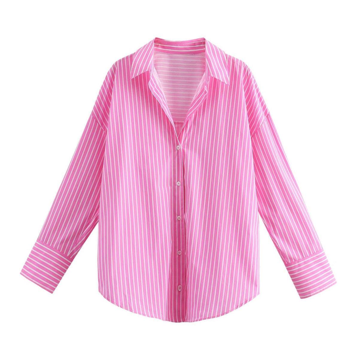 Edith-Josephine | Women's Oversized Dropped-Shoulder Shirt Blouse