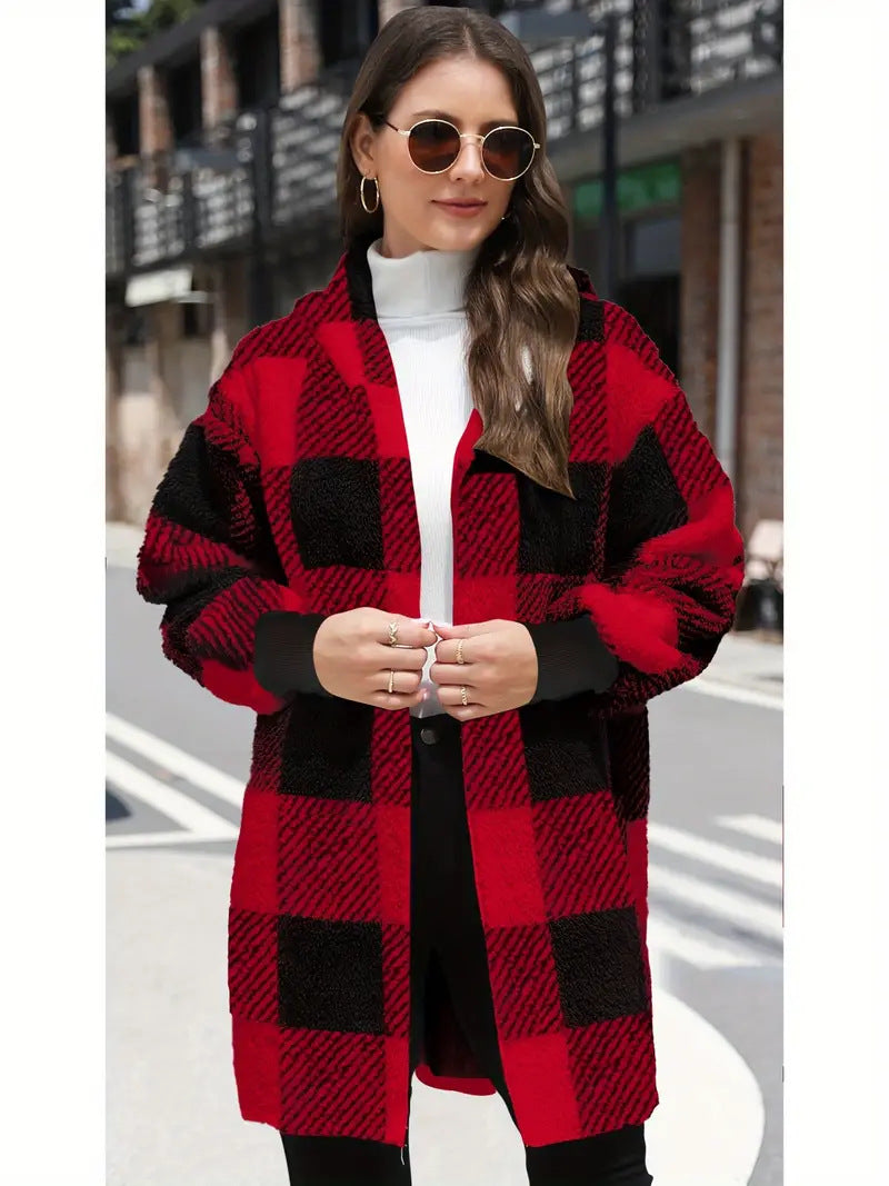 Eleanor-Leonora | Women's Oversized Hooded Teddy Coat