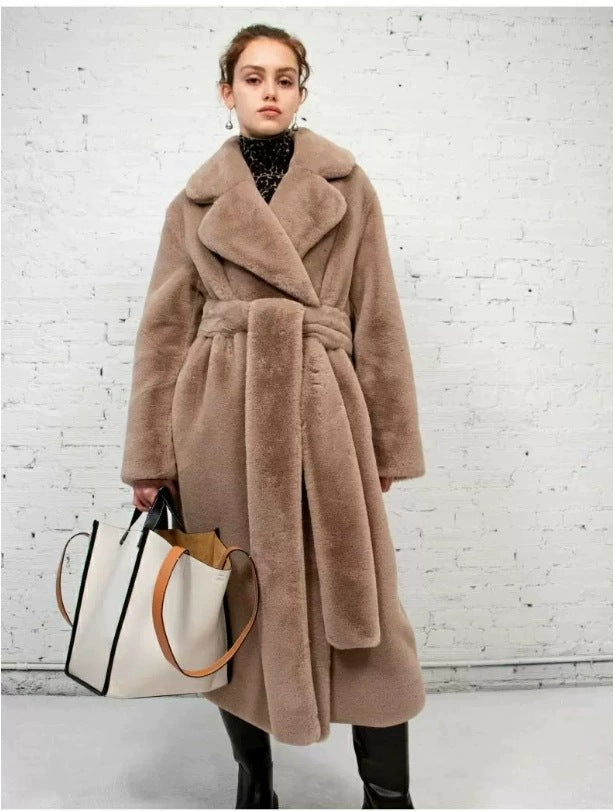 Matilda | Women's Oversized Teddy Coat with Shawl Collar