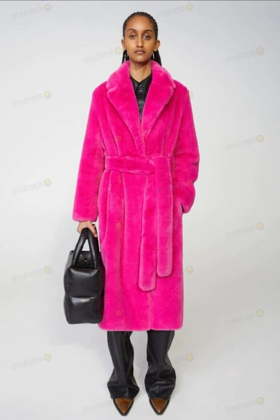 Matilda | Women's Oversized Teddy Coat with Shawl Collar