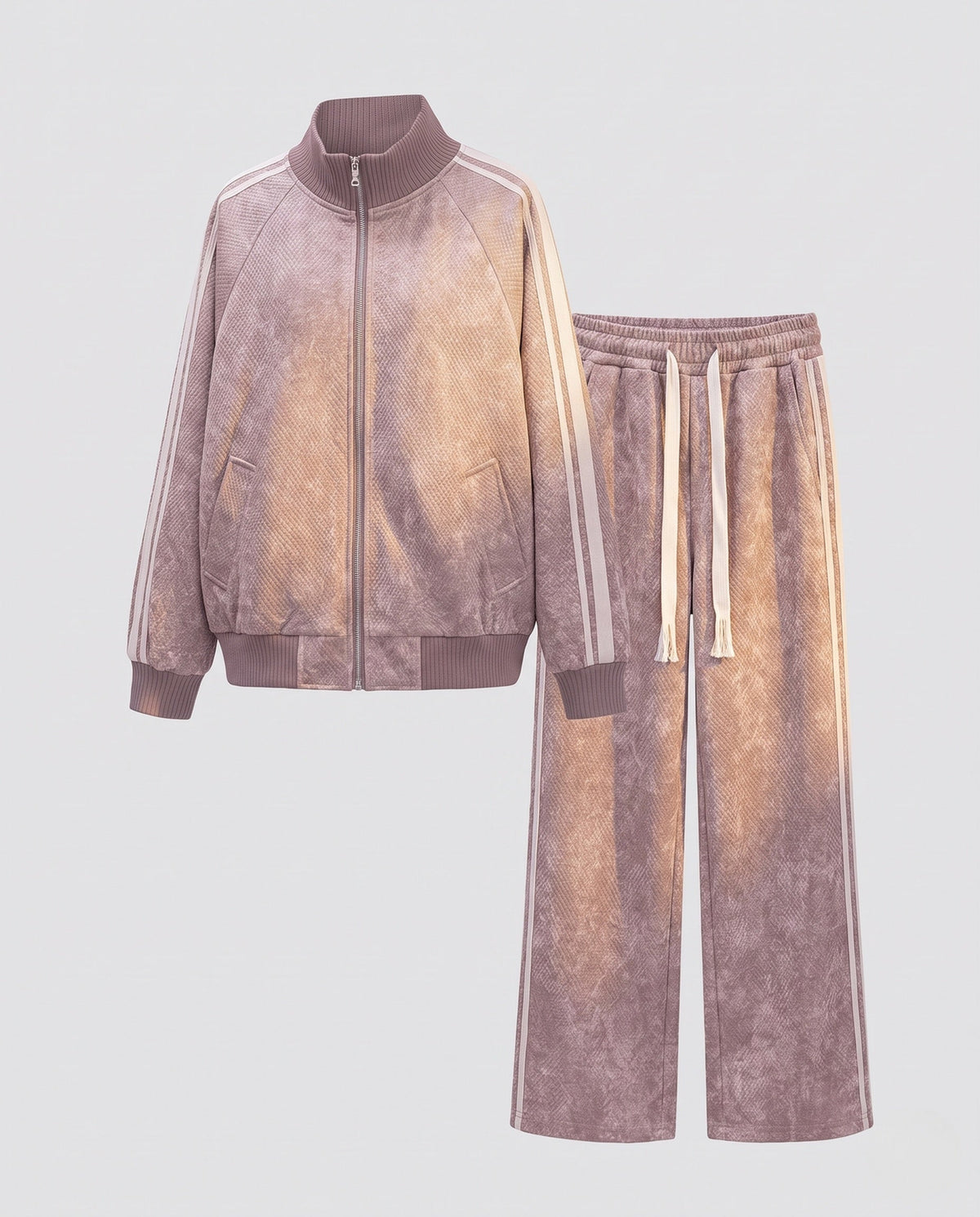 Astrid-Genevieve | Women's Oversized Velvet-Effect Bomber Jacket