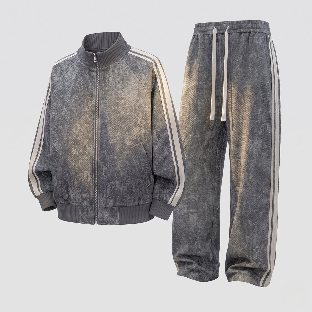 Astrid-Genevieve | Women's Oversized Velvet-Effect Bomber Jacket