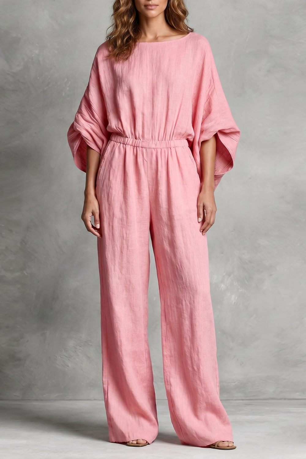 Ivy-Viola | Women's Oversized Wide-Leg Jumpsuit