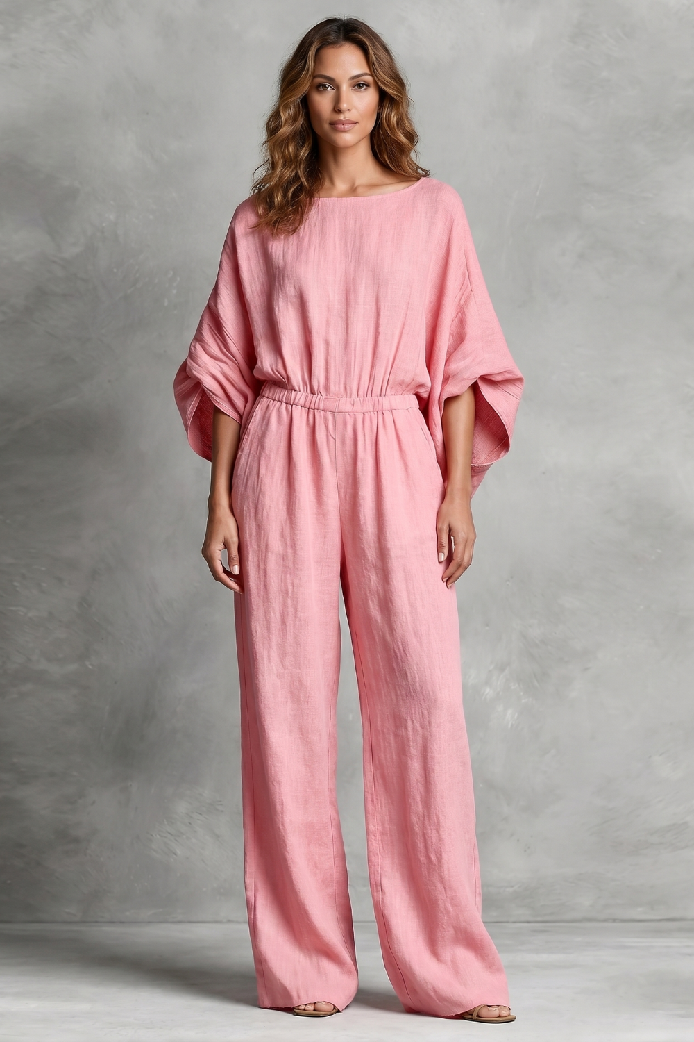 Ivy-Viola | Women's Oversized Wide-Leg Jumpsuit