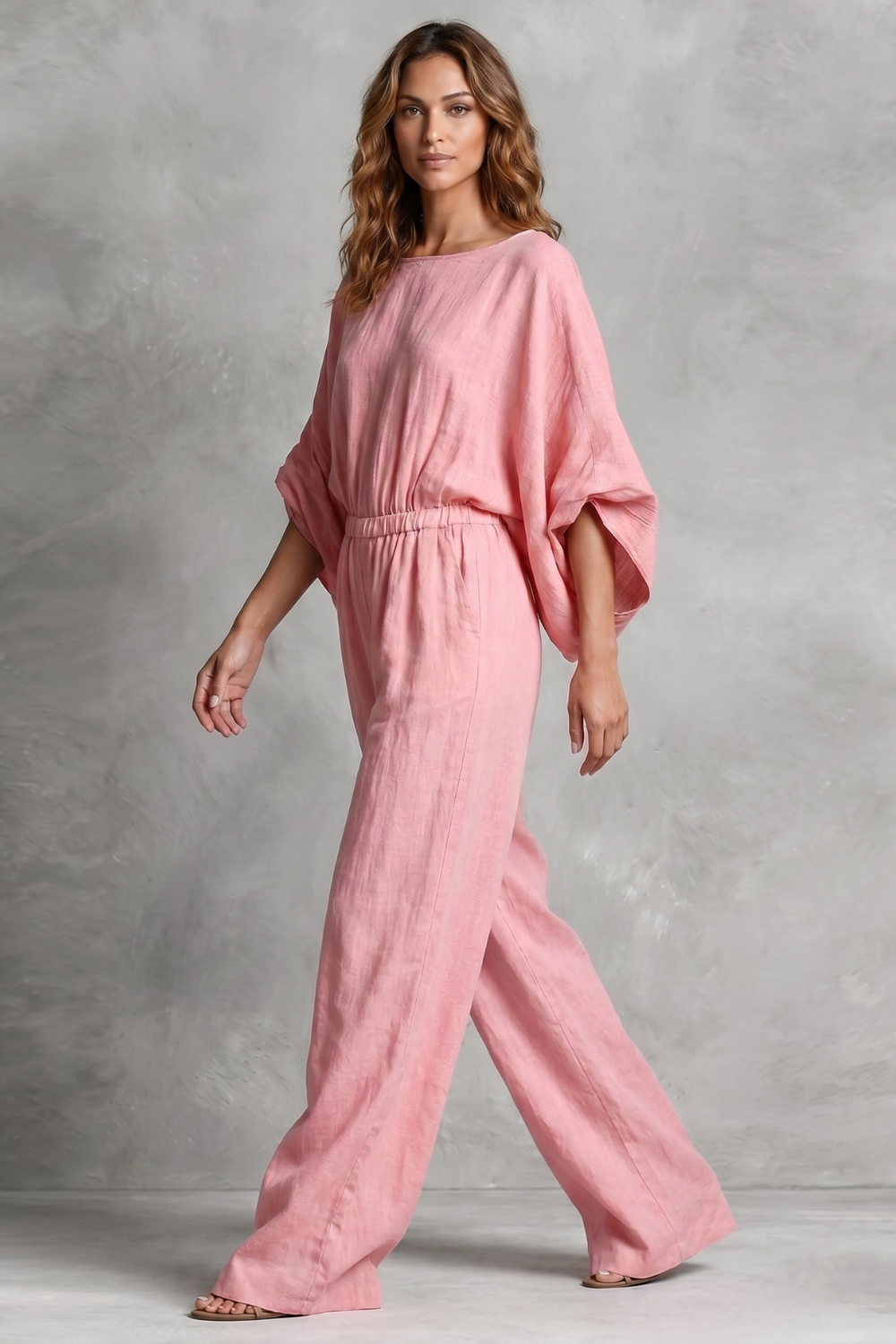 Ivy-Viola | Women's Oversized Wide-Leg Jumpsuit