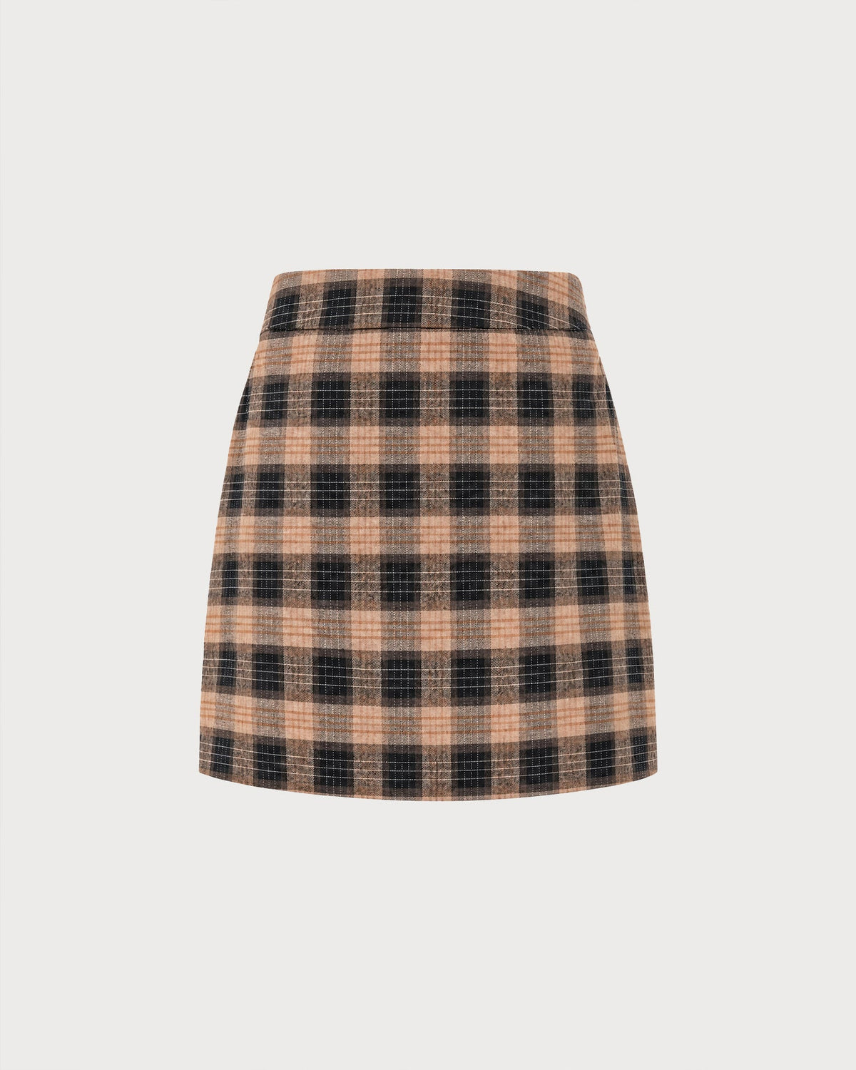 Regina | Women's Plaid Pleated Midi Skirt