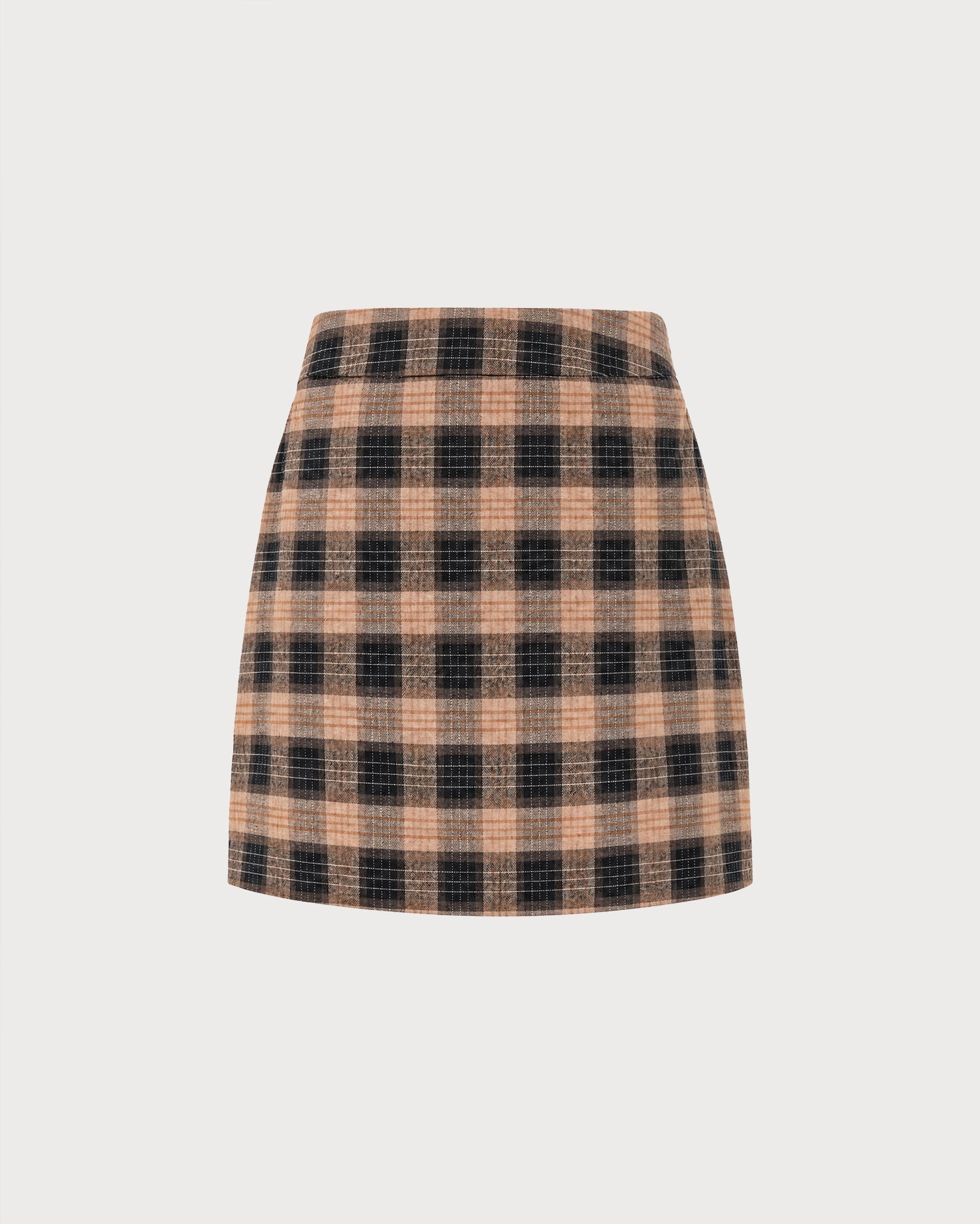 Regina | Women's Plaid Pleated Midi Skirt