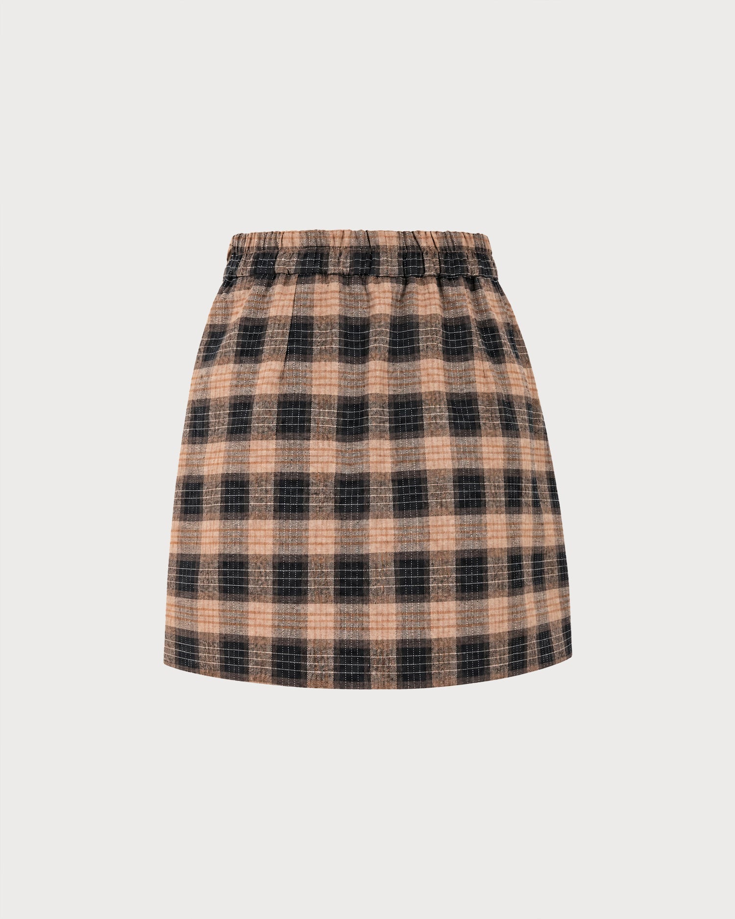 Regina | Women's Plaid Pleated Midi Skirt