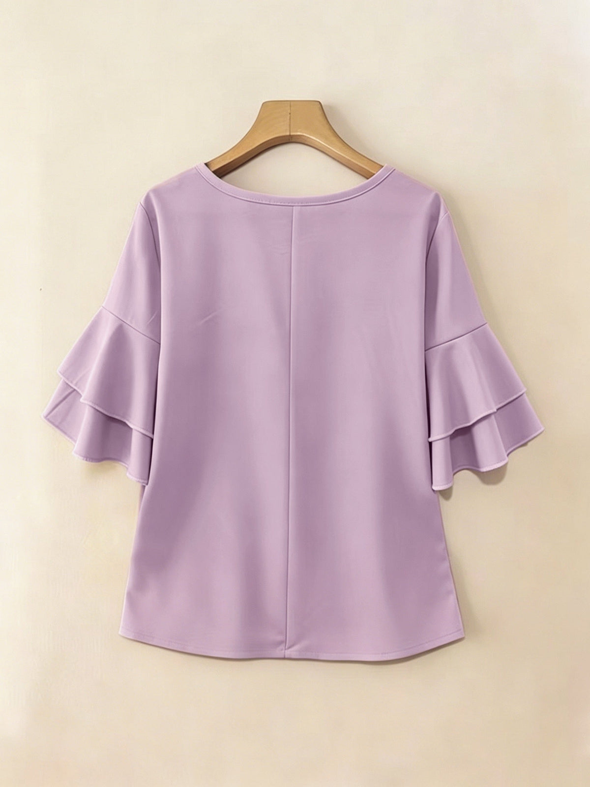 Olive | Women's Pleated Chiffon Tunic Blouse