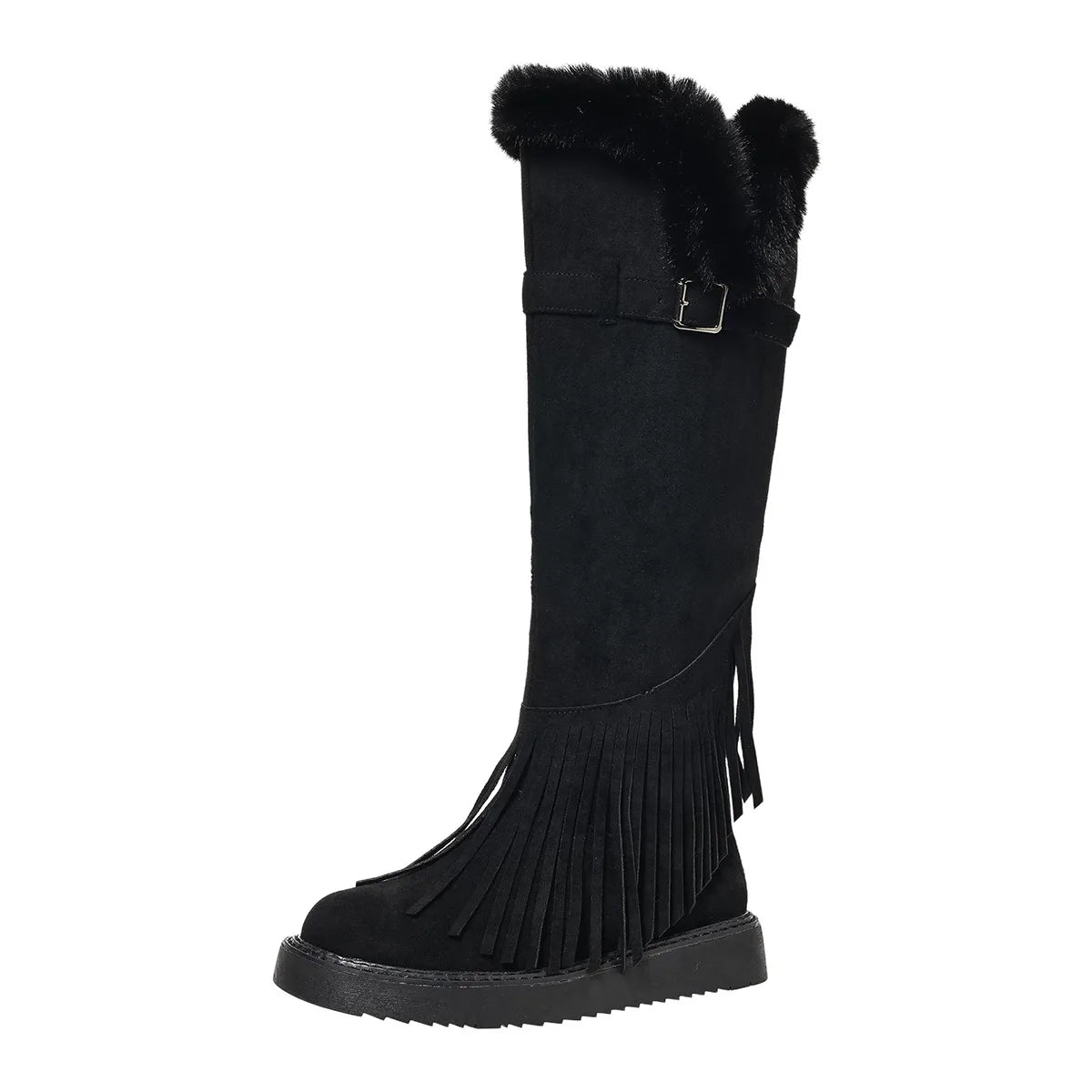 Cordelia-Clara | Women's Plush Knee-High Winter Boots