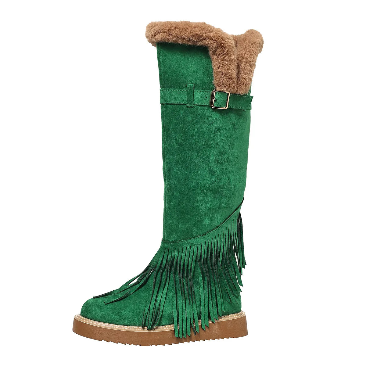 Cordelia-Clara | Women's Plush Knee-High Winter Boots