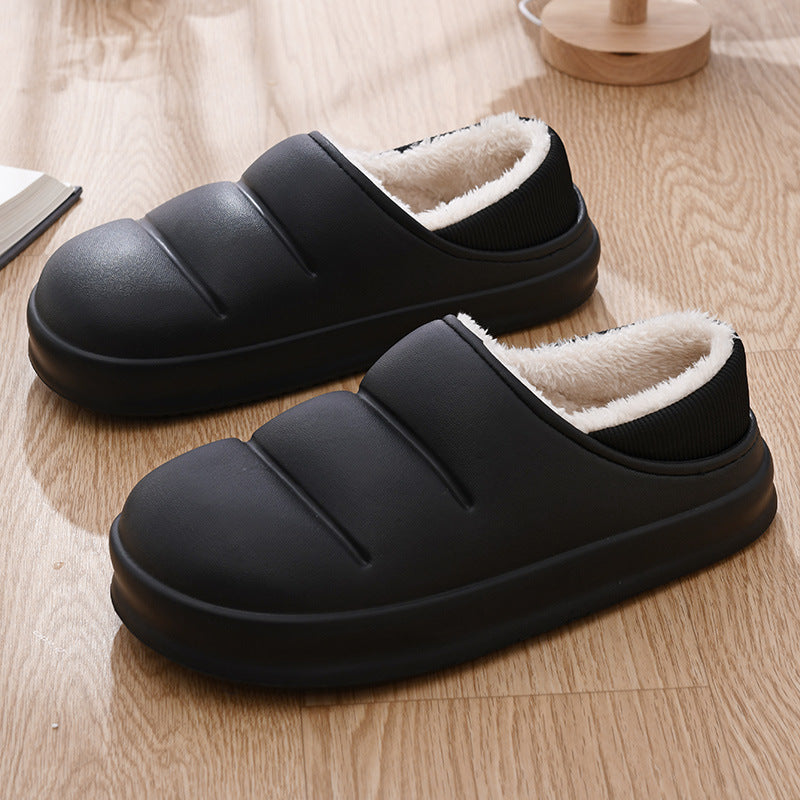 Cecile-Stella | Women's Plush-Lined Slip-On Slippers