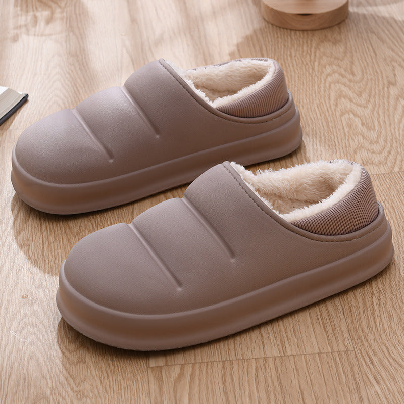 Cecile-Stella | Women's Plush-Lined Slip-On Slippers