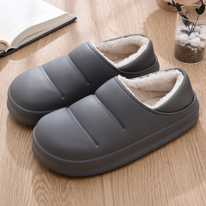 Cecile-Stella | Women's Plush-Lined Slip-On Slippers