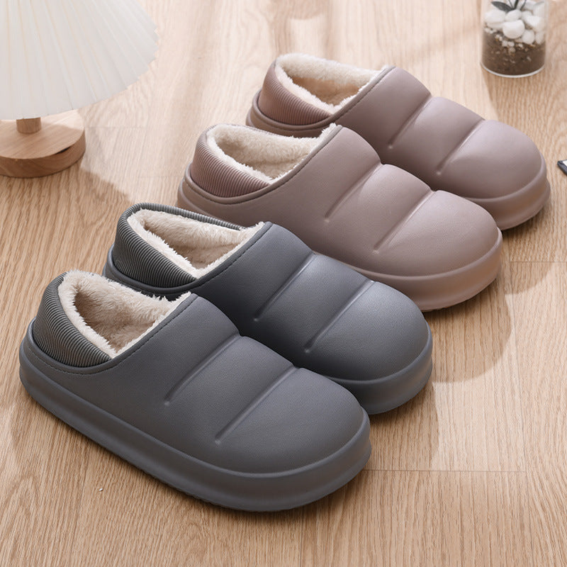 Cecile-Stella | Women's Plush-Lined Slip-On Slippers