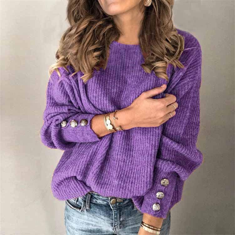 Iris-Roberta | Women's Relaxed Cable Knit Sweater