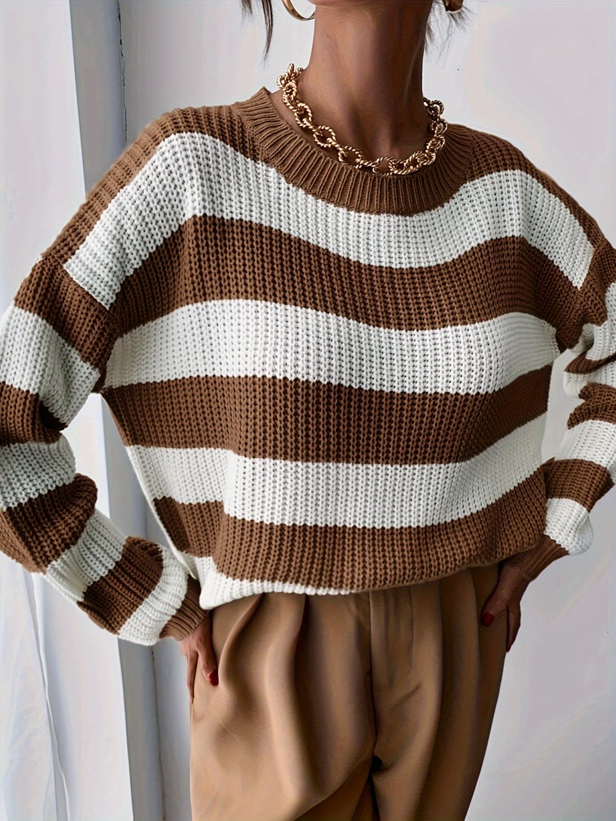 Esther | Women's Relaxed Striped Sweater