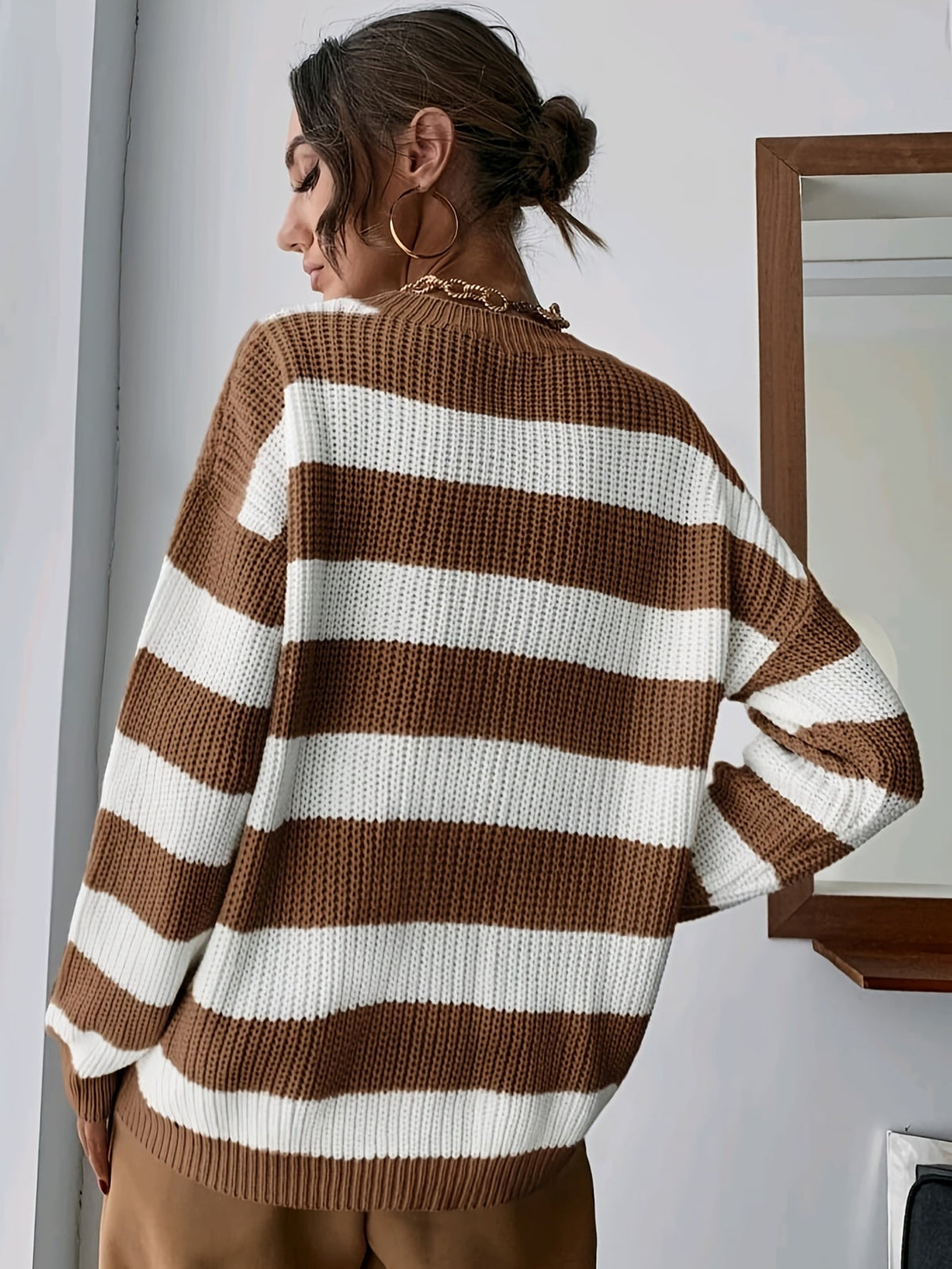 Esther | Women's Relaxed Striped Sweater