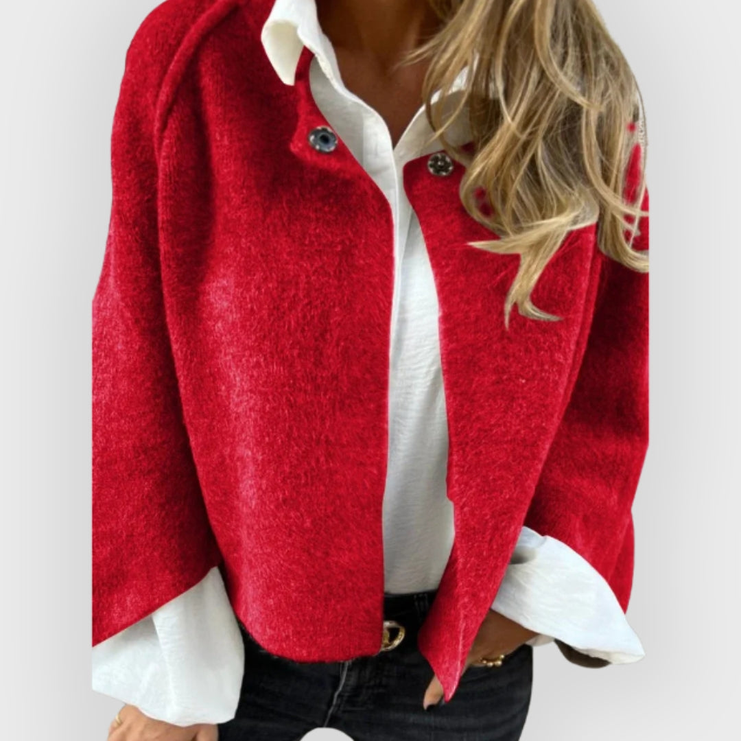 Valerie-Irene | Women's Round-Neck Trench Coat