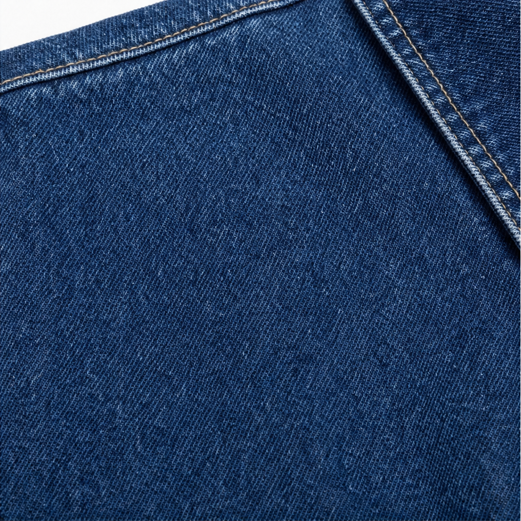 Rhea | Women's Sheer Puff Sleeve Denim Shirt Dress