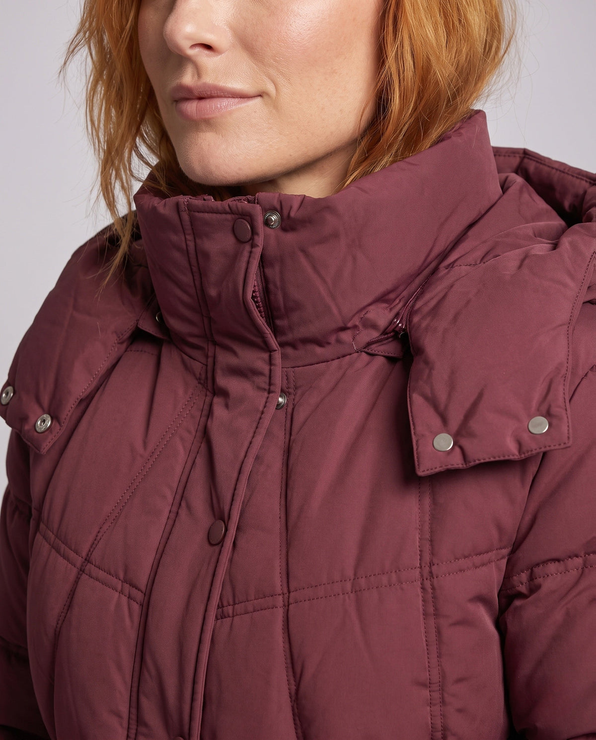 Estelle | Women's Short Puffer Coat with Removable Hood