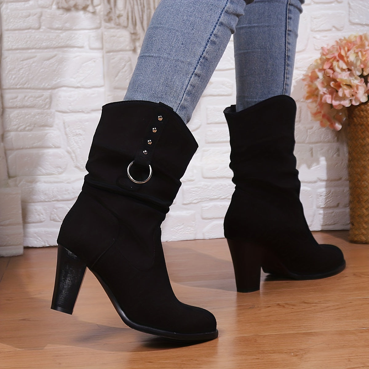Lydia | Women's Slouchy Western Ankle Boots