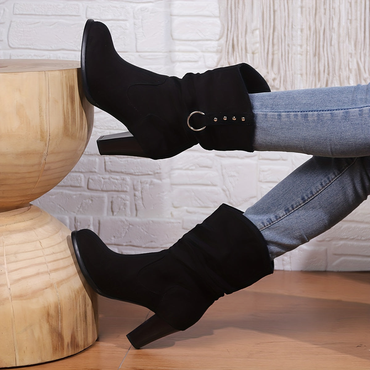 Lydia | Women's Slouchy Western Ankle Boots