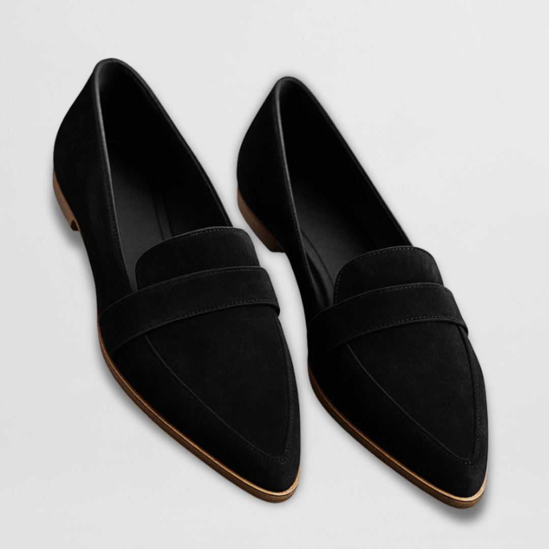 June | Women's Soft Suede-Look Slip-On Loafers