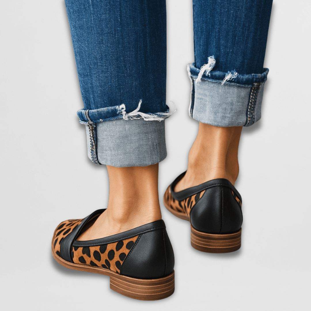 June | Women's Soft Suede-Look Slip-On Loafers