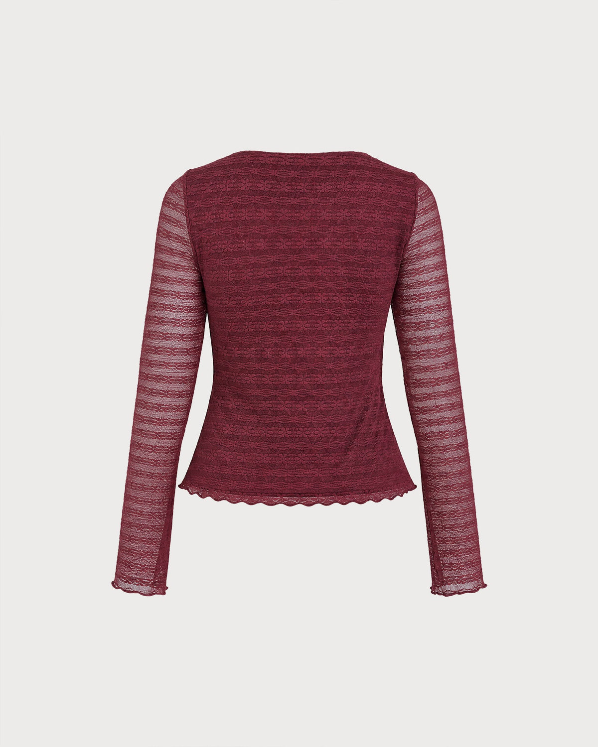 Lydia | Women's Square-Neck Waffle Knit Top with Bell Sleeves