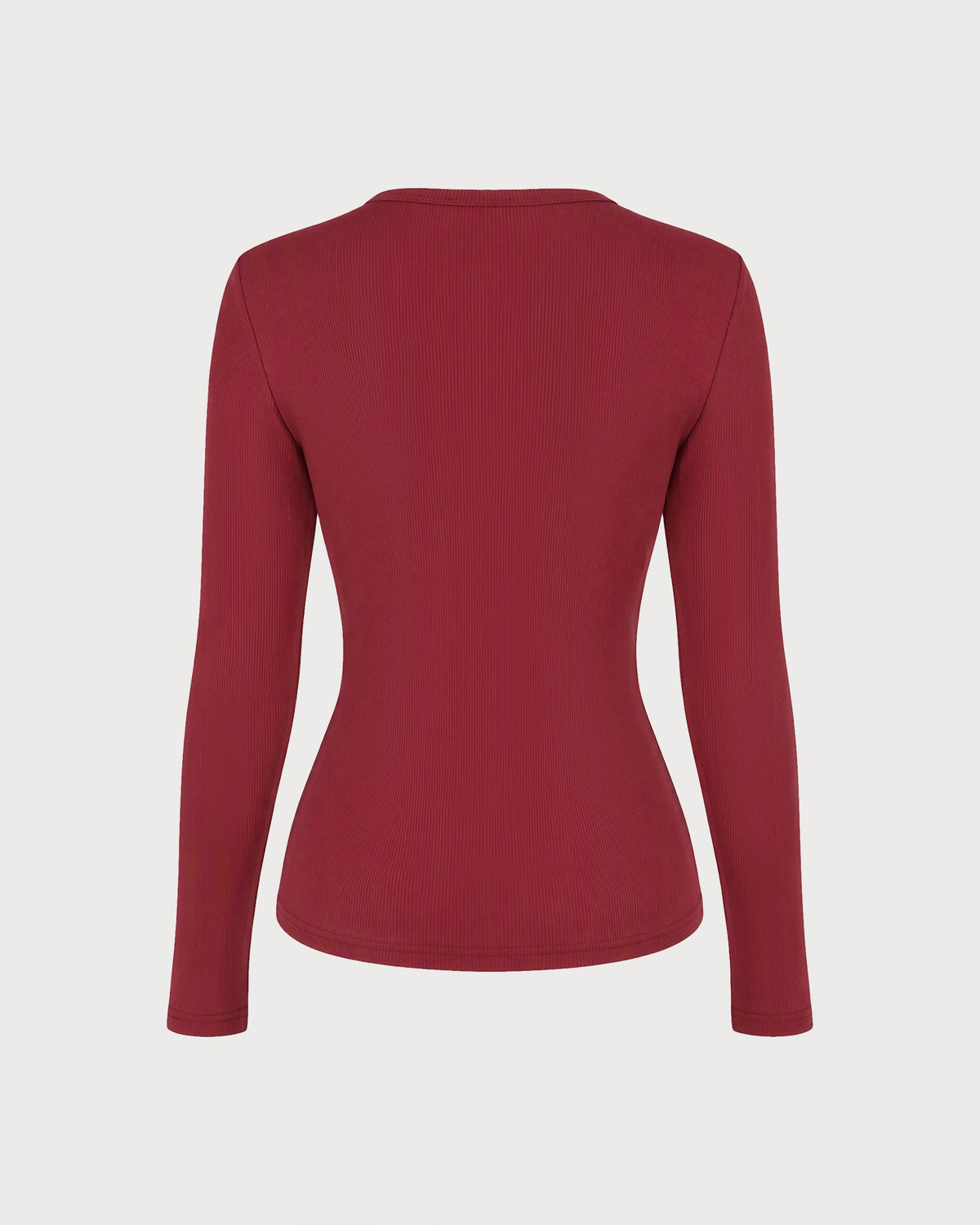 Penelope-Celeste | Women's Textured Button-Knit Waffle Tee