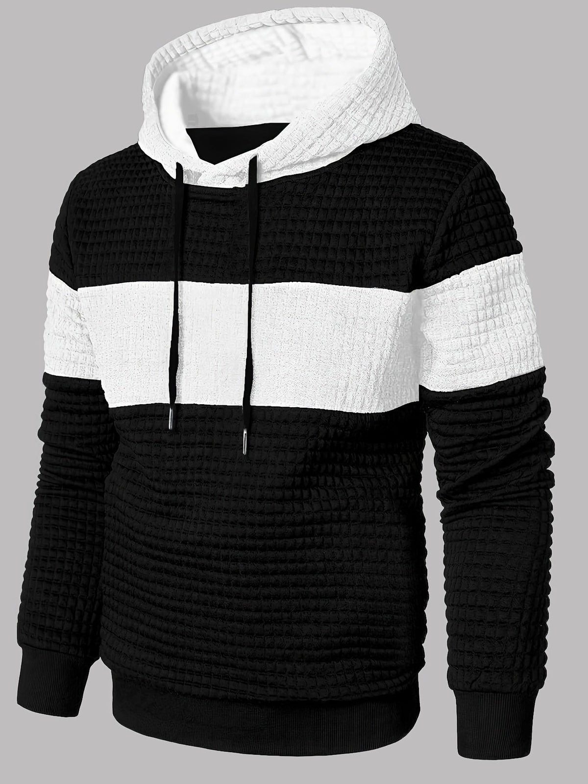 Rosemary-Nadine | Women's Textured Colour-Block Hoodie