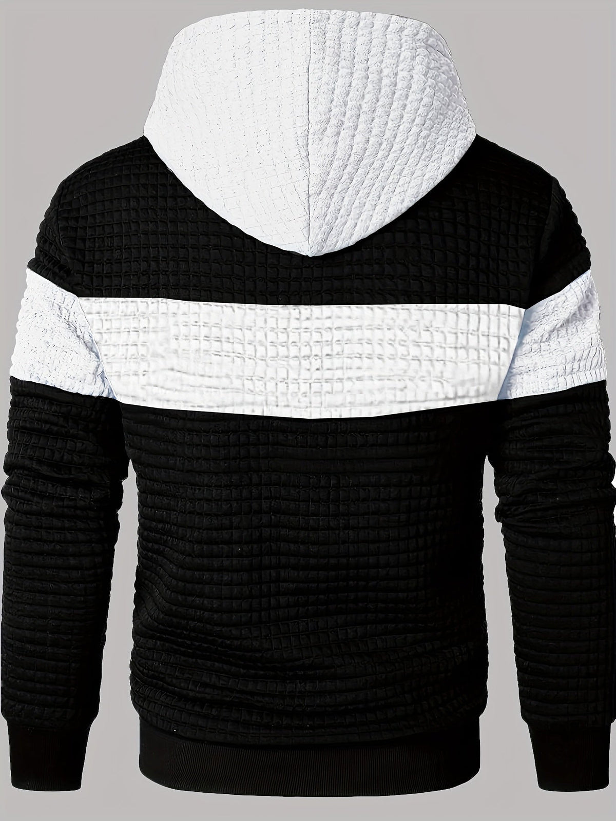 Rosemary-Nadine | Women's Textured Colour-Block Hoodie