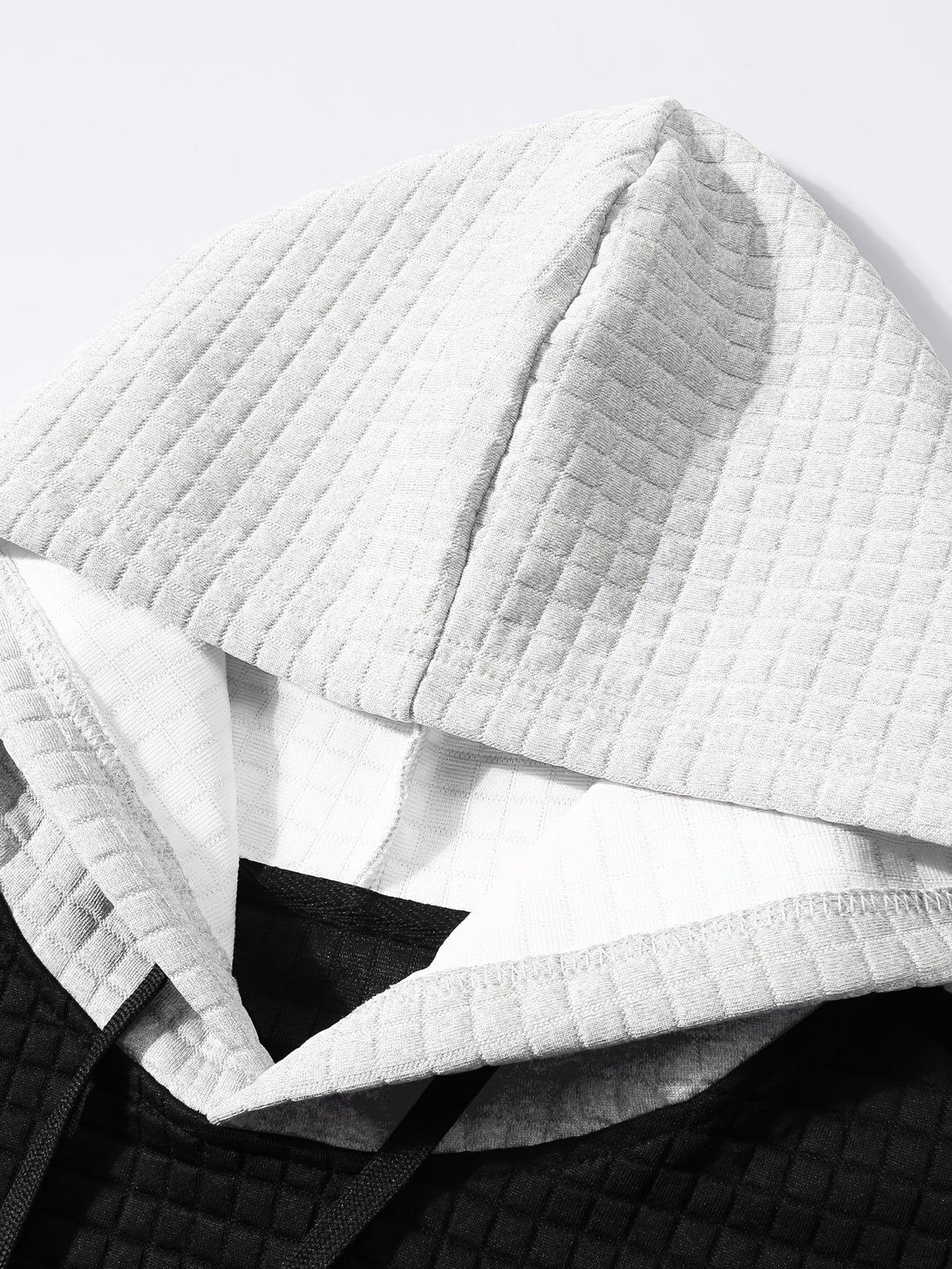 Rosemary-Nadine | Women's Textured Colour-Block Hoodie
