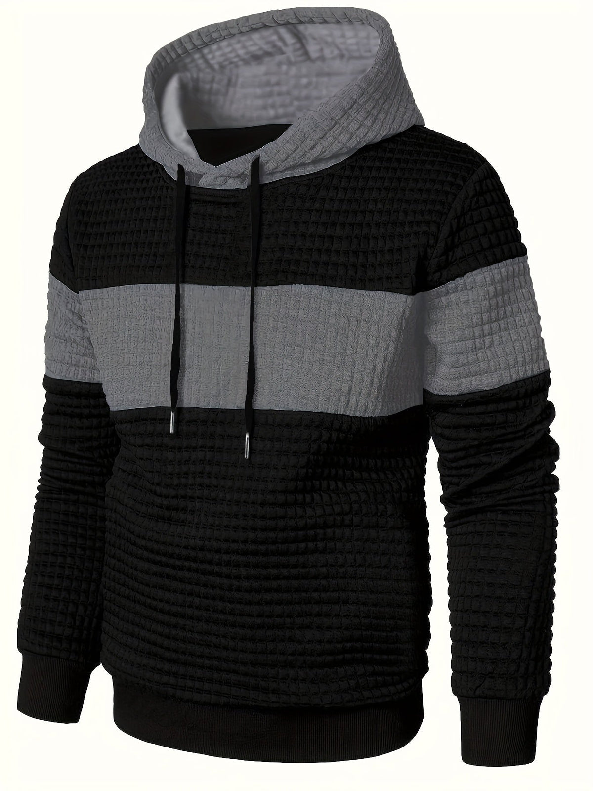 Rosemary-Nadine | Women's Textured Colour-Block Hoodie