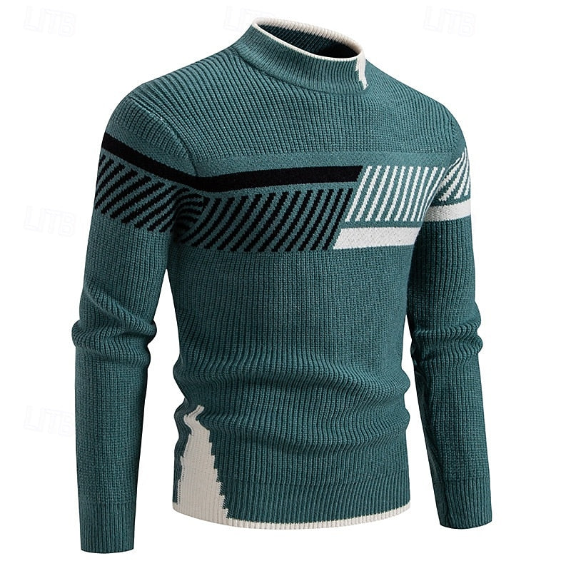 Zelda | Women's Textured Colour-Block Sweater