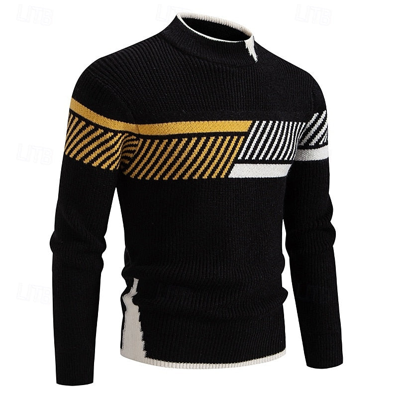 Zelda | Women's Textured Colour-Block Sweater