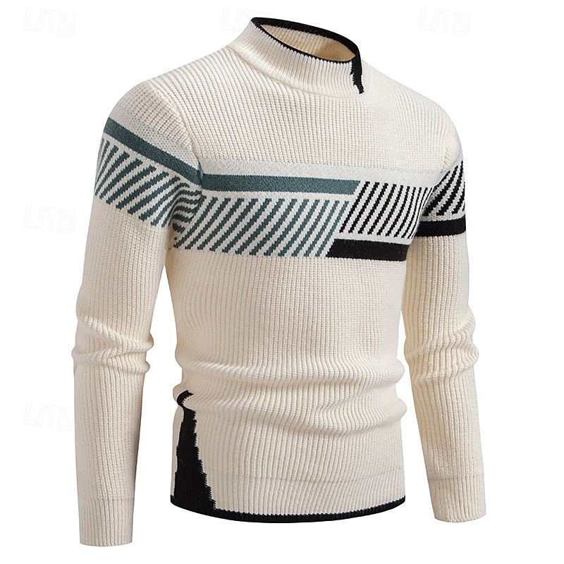 Zelda | Women's Textured Colour-Block Sweater