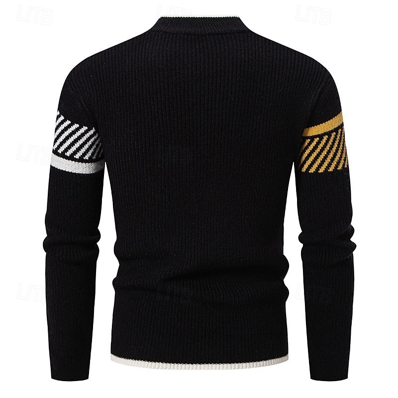 Zelda | Women's Textured Colour-Block Sweater