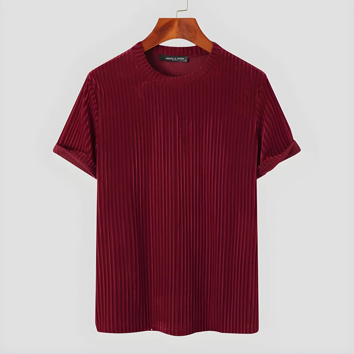 Miriam | Women's Textured Corduroy Short-Sleeve Top