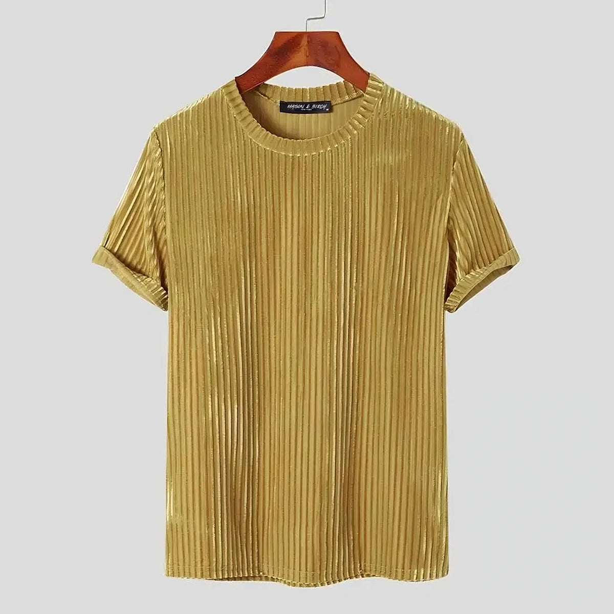 Miriam | Women's Textured Corduroy Short-Sleeve Top